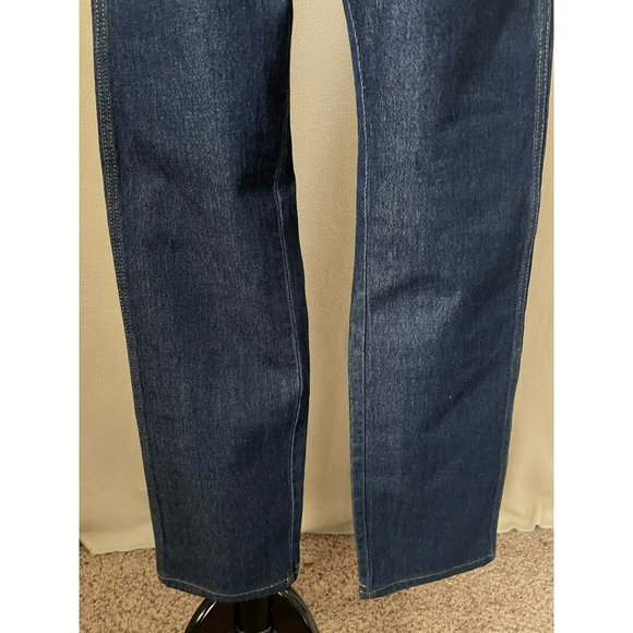 Levi’s Mens 501 Original Dark Wash Straight Fit Jeans - Picture 3 of 12